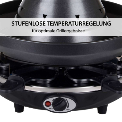 Syntrox Tatarenhut Grill Raclette für 6 Personen