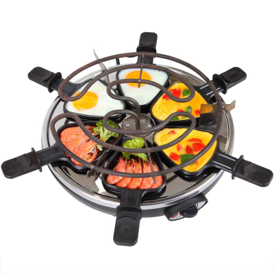 Syntrox Tatarenhut Grill Raclette für 6 Personen