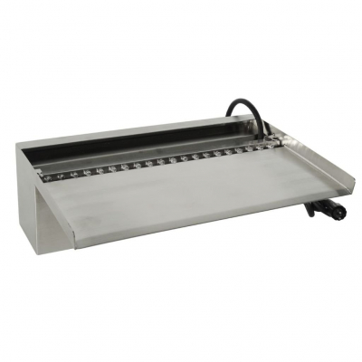 Ubbink Niagara,  30 LED WALL - Wasserfall, Inox 316L, Trafo 12V, 20 LEDs warmweiß, 1- H10 x 30 x 20 cm, LED: 180 Lumen, EEK A+, 3W