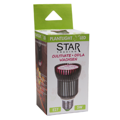 STAR Trading LED-Pflanzenlampe Wachsen Reflektor 5W E27