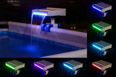 Bestway Wasserfall mit LED-Licht