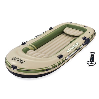 Bestway Hydro-Force Schlauchboot Komplett-Set Voyager X4 350 x 145 x 49 cm