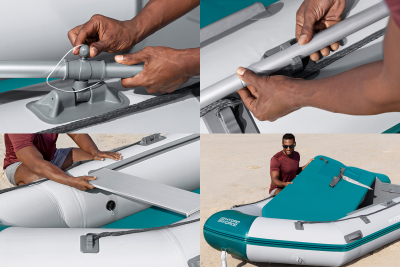 Bestway Hydro-Force Sportboot Komplett-Set Mirovia Pro 330 x 162 x 44 cm