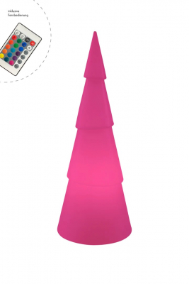 8 seasons - Motivleuchte Shining Tree rund 75 cm weiß RGB