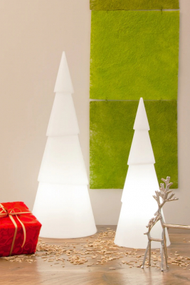 8 seasons - Motivleuchte Shining Tree rund 75 cm weiß RGB
