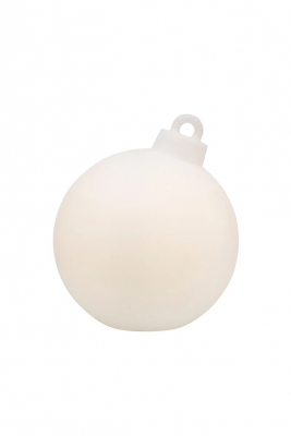 8 seasons - Motivleuchte Shining Christmas Ball 33 cm weiß RGB