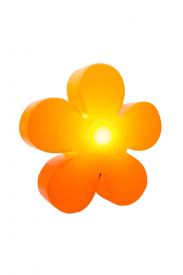 8 seasons - Motivleuchte Shining Flower Durchmesser 60 cm orange