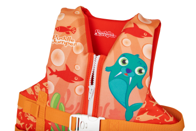 Bestway Puddle Jumper Schwimmweste Kleines Walross mit Textilbezug, 3-6 Jahre