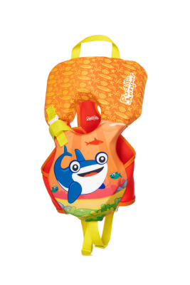 Bestway Puddle Jumper Schwimmweste Kleiner Wal mit Textilbezug, 0-2 Jahre
