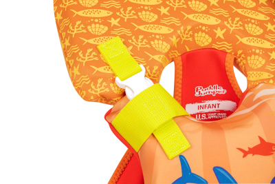 Bestway Puddle Jumper Schwimmweste Kleiner Wal mit Textilbezug, 0-2 Jahre