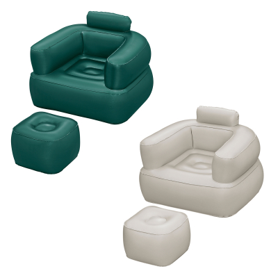 Bestway Luftsessel Comfi Cuber mit Fußhocker 107 x 99 x 80 cm