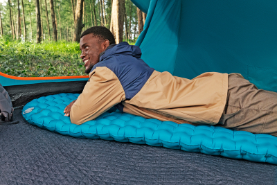 Bestway aufblasbare Single-XL-Isomatte AlpineLite für Mumienschlafsäcke 183 x 63,5 x 7,5 cm