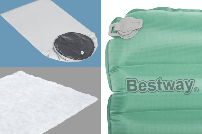 Aufblasbare Single-XL-Isomatte AdventuRest 198 x 71 x 7,5 cm