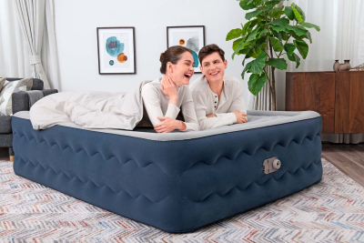 Bestway TriTech Doppelluftbett TruLeisure mit integrierter Elektropumpe 203 x 152 x 51 cm