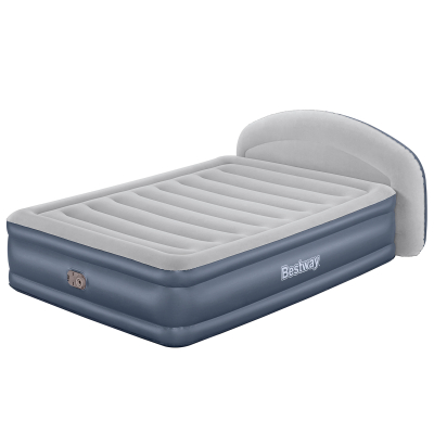 Bestway TriTech Doppelluftbett mit integrierter Elektropumpe & Kopfteil LoungeLux 229 x 152 x 84 cm