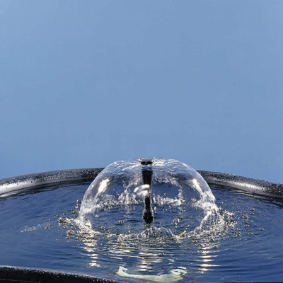 Ubbink Elimax 2000 Springbrunnenpumpe - Qmax(l/h) 2200, 35W, Hmax(m) 2,20, 1/2 - Wasserglocke 100cm, Vulkan H130x100 cm, Schaumsprudler 20cm