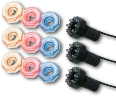 Ubbink MiniBright 3x8 LEDs R - 3 Farbkappen