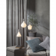 STAR Trading LED-E27 Dekolampe 2600K 5,6W 420lm opal Dreieck