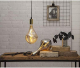 STAR Trading LED-E27 Dekolampe 2100K 3,8W 55lm Rauchglas