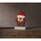 STAR TRADING Fensterleuchter FREDDY Weihnachtsmann Schornstein, 6 warmweiße LEDs