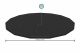 Bestway PVC Abdeckplane Ø 470 cm, schwarz, rund
