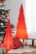 8 seasons - Motivleuchte Weihnachtsbaum Shining Tree rund 100 cm rot