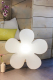 8 seasons - Motivleuchte Shining Flower Durchmesser 60 cm weiß Solar
