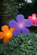 8 seasons - Motivleuchte Shining Flower Durchmesser 60 cm lila