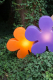 8 seasons - Motivleuchte Shining Flower Durchmesser 60 cm lila