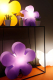 8 seasons - Motivleuchte Shining Flower Durchmesser 60 cm lila
