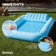 Bestway Aufblasbare Sonnenliege 203 x 137 x 25,5 cm