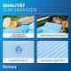 Bestway Aufblasbare Sonnenliege 203 x 137 x 25,5 cm