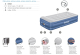 Bestway TriTech Single-Luftbett mit integrierter Elektropumpe 191 x 97 x 46 cm