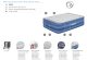 Bestway TriTech Doppelluftbett mit integrierter Elektropumpe 203 x 152 x 61 cm