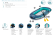 Bestway Hydro Force Schlauchboot-Set Trek X3 294 x 137 x 39 cm