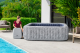 Bestway LAY-Z-SPA Energiespar-Whirlpool San Francisco HydroJet Pro mit App-Steuerung, für 7 Personen 230 x 230 x 71 cm, Marmor-Optik (Samtgrau)