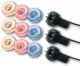 Ubbink MiniBright 3x8 LEDs R - 3 Farbkappen