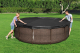 Bestway PVC-Abdeckplane Ø 370 cm, schwarz, rund