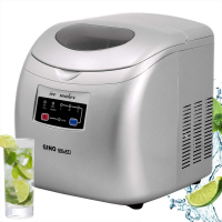 Syntrox Eiswürfelbereiter Eiswürfelmaschine mit LED max. 15 Kg Eiswürfel