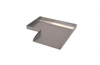 Ubbink Wolga 90°, Bachlauf - Ecke rechts, Inox 304 - H 4 x 48 x 48 cm
