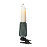 Rotpfleil Weihnachtsbaumkette 15-fl. klar/elfenbein