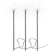 STAR Trading LED-Stäbe-Set Firework 3tlg. 180 BS warmweiß