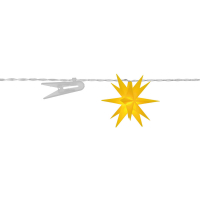 Babysterne LED-Dekolichterkette, 9 Sterne, Ø 80 mm