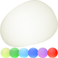 STAR Trading LED-Stein Twilights 13,5cm warmweiß/RGB m. FB