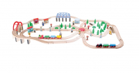 Small Foot Eisenbahnset Berufsverkehr Holz