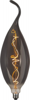 STAR Trading LED-E27 Dekolampe 2200K 4W 85lm Rauchglas