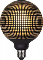 STAR Trading LED-E27 Globelampe G125 2700K 4W 100lm Graphic Dot