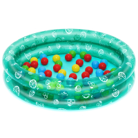 Bestway Splash & Play Planschbecken mit Spielbällen Durchmesser 91 x 20 cm