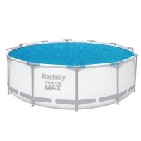 Bestway PE Solarabdeckplane Ø 356 cm, blau, rund