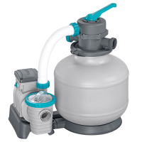 Bestway Sandfilteranlage mit Zeitschaltuhr 6.056 l/h, 230 W